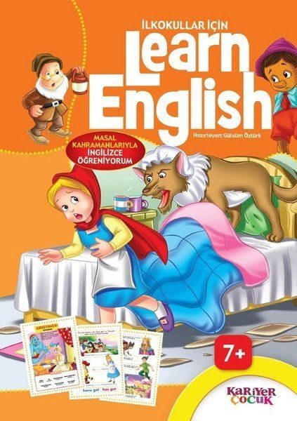 İlkokullar İçin Learn English - Turuncu  (4022)