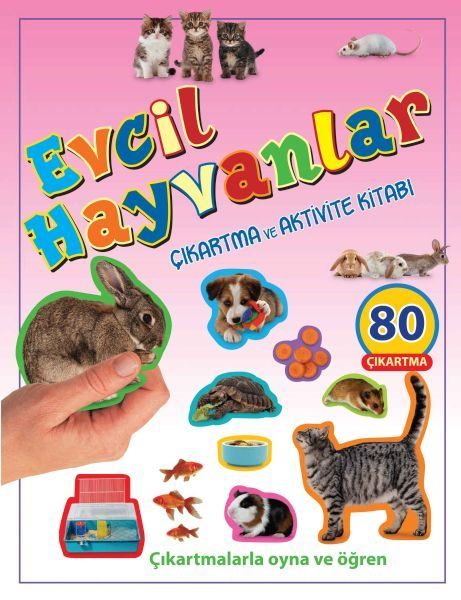 Evcil Hayvanlar - Çıkartma ve Aktivite Kitabı  (4022)