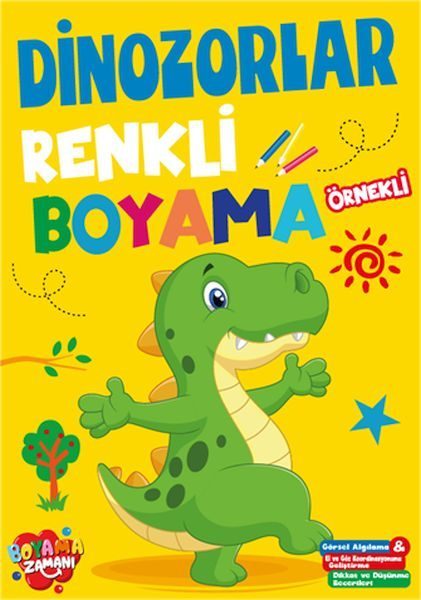 Renkli Boyama Dinozorlar  (4022)