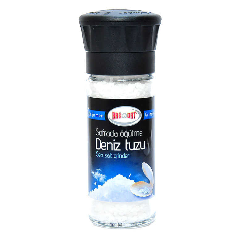 CLZ214 Cam Değirmenli Yemeklik Granül Çakıl Deniz Tuzu 110 Gr