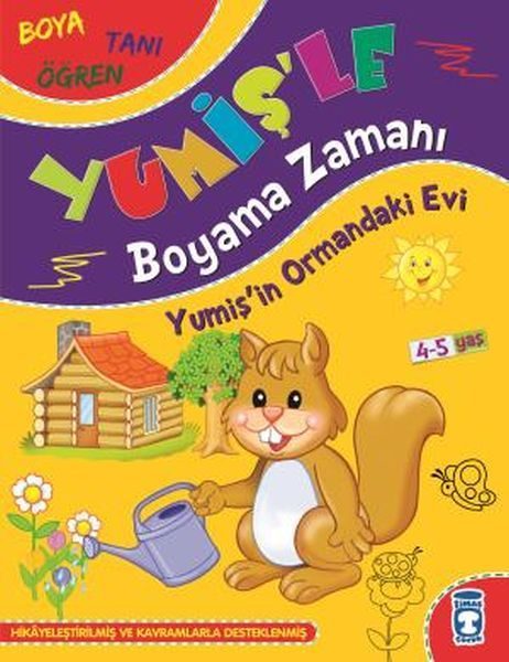 Yumişin Ormandaki Evi - Yumişle Boyama Zamanı  (4022)