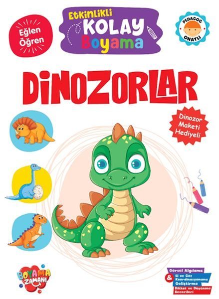 Etkinlikli Kolay Boyama – Dinozorlar  (4022)