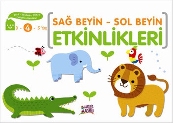 Sağ Beyin - Sol Beyin Etkinlikleri (4 Yaş)  (4022)