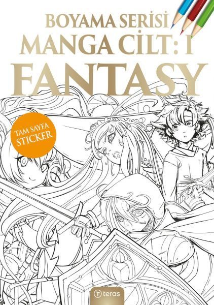 Manga Boyama Cilt I: Fantasy  (4022)