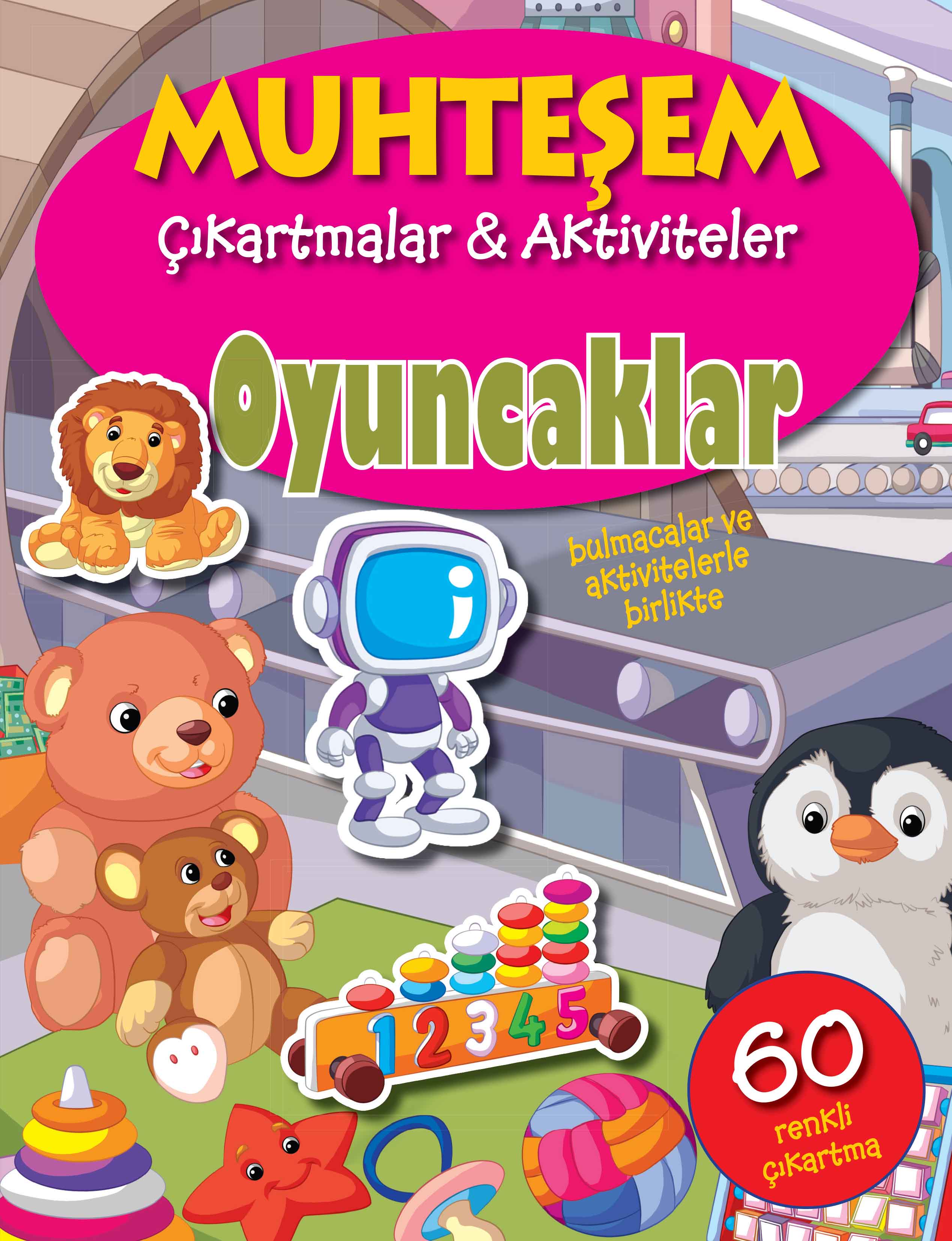 Muhteşem Çıkartmalar ve Aktiviteler - Oyuncaklar  (4022)