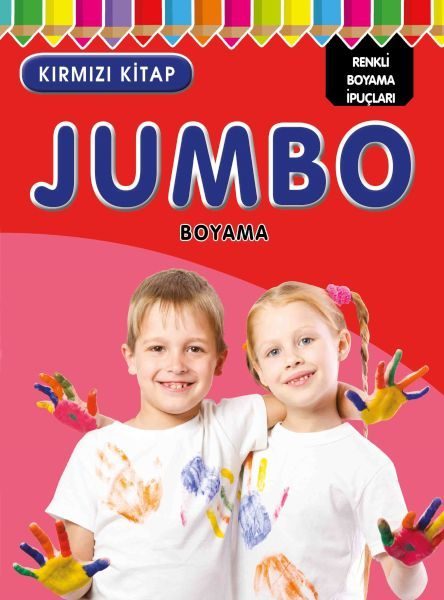 Jumbo Boyama Kırmızı Kitap  (4022)