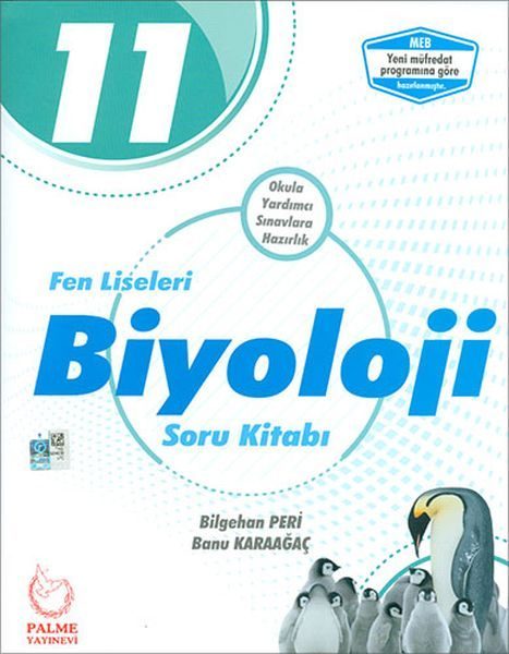 Palme 11.Sınıf Fen Liseleri Biyoloji Soru Kitabı (Yeni)  (4022)