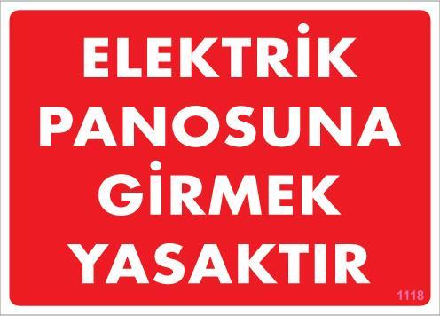 CLZ202 Elektrik Panosu Levhası 25x35 KOD:1118