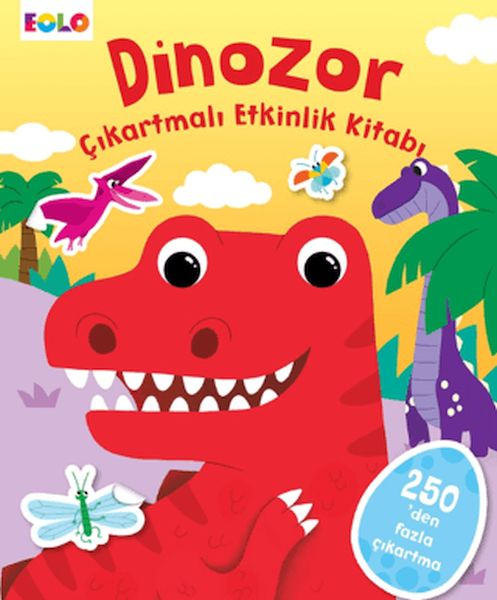 Dinozor Çıkartmalı Etkinlik Kitabı  (4022)