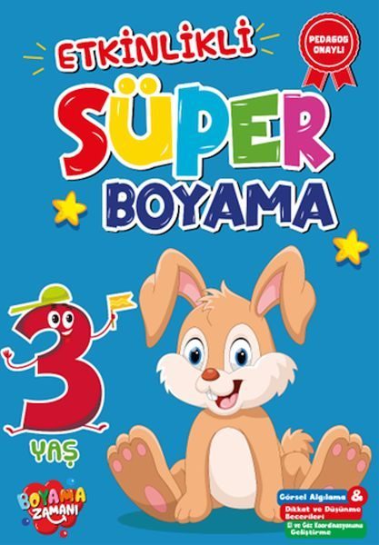 Etkinlikli Süper Boyama 3 Yaş  (4022)