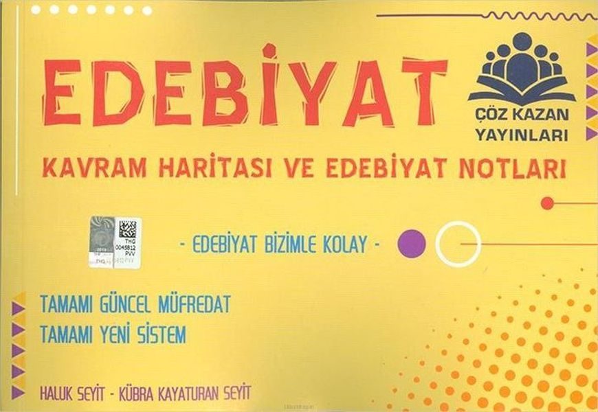 Çöz Kazan Edebiyat Kavram Haritası ve Notları (Yeni)  (4022)