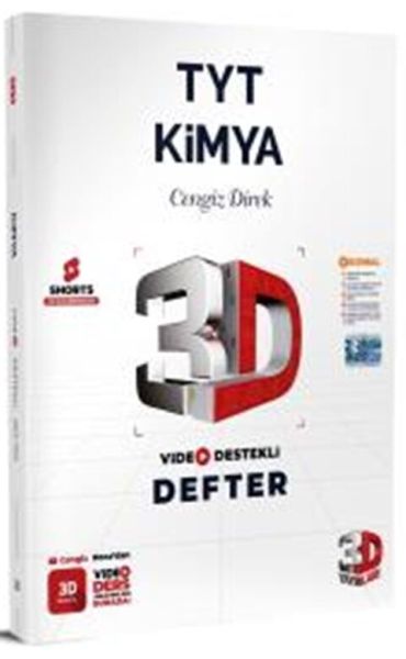 3D Yayınları TYT Kimya Video Destekli Defter  (4022)