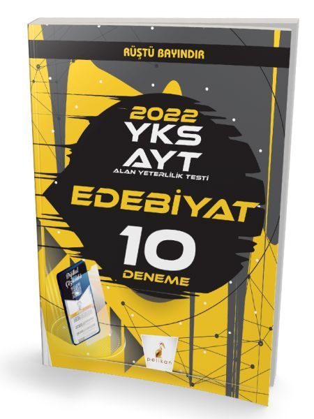 Pelikan YKS AYT Edebiyat Dijital Çözümlü 10 Deneme Sınavı  (4022)