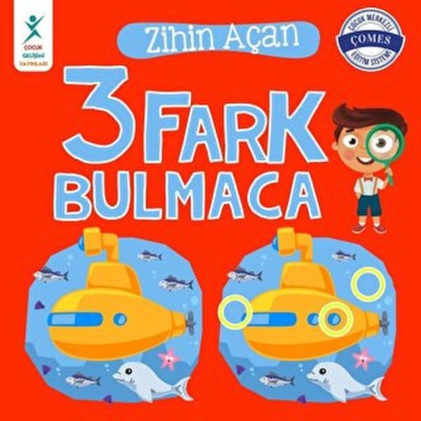 Zihin Açan 3 Fark Bulmaca  (4022)