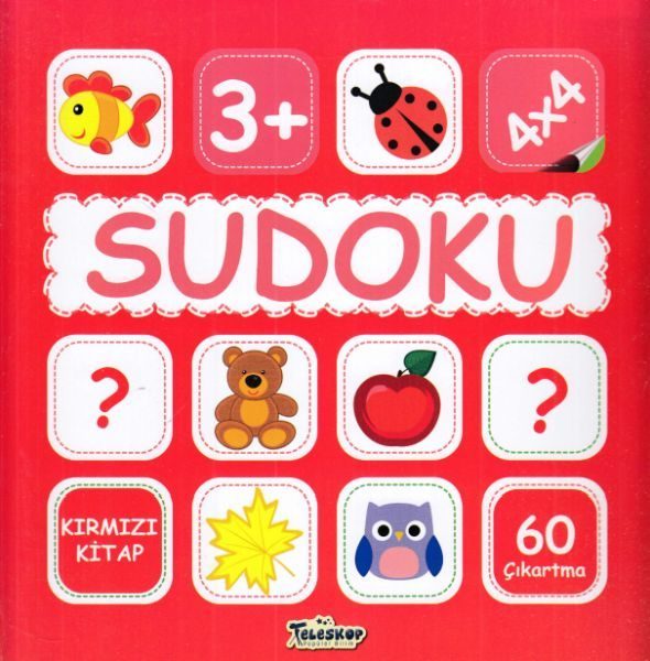 Sudoku 4X4 Kırmızı Kitap  (4022)