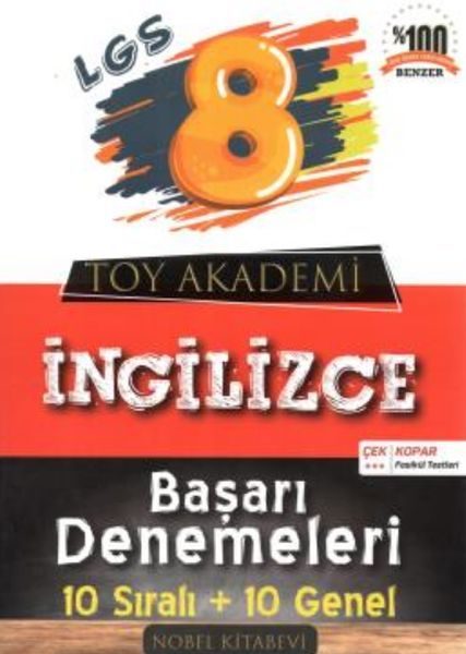 Toy Akademi 8.Sınıf İngilizce 10 lu Deneme (Yeni)  (4022)